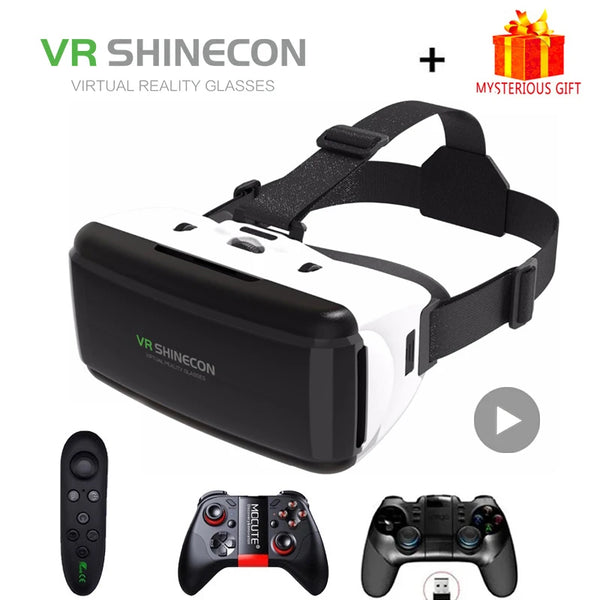 VR Shinecon Viar Virtual Reality Glasses 3D For iPhone Android Smart Phone Smartphone Headset Helmet Goggles Casque Video Game