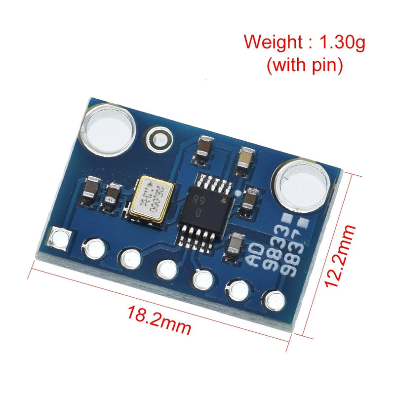 AD9833 Programmable Microprocessors Serial Interface Module Sine Square Wave DDS Signal Generator Module for Arduino