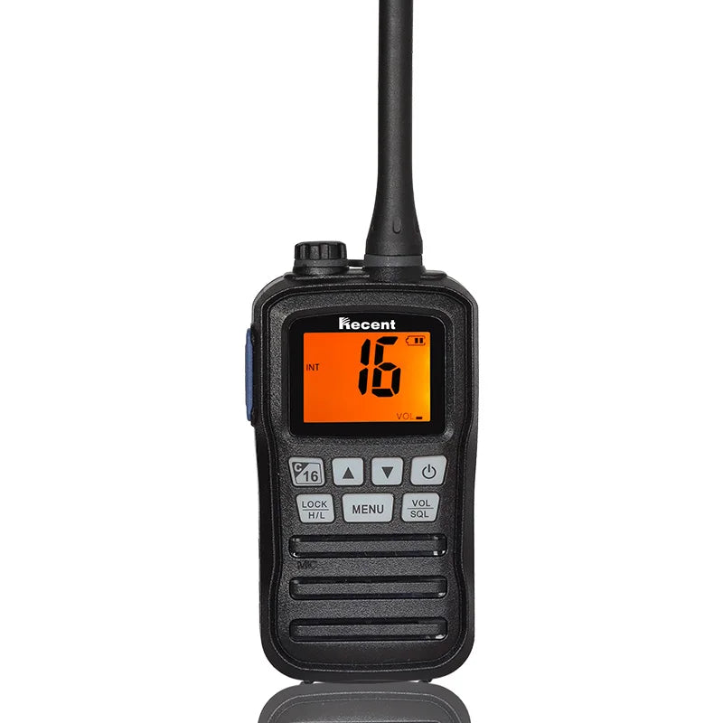 Recent RS-25M VHF Marine Radio IP67 Waterproof 156.000-163.275MHz Handheld Float Radio Stadion Walkie Talkie