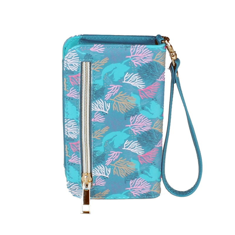 Mermaid Women's Phone  Wallet Fashion Women's Card Bag Zero Wallet