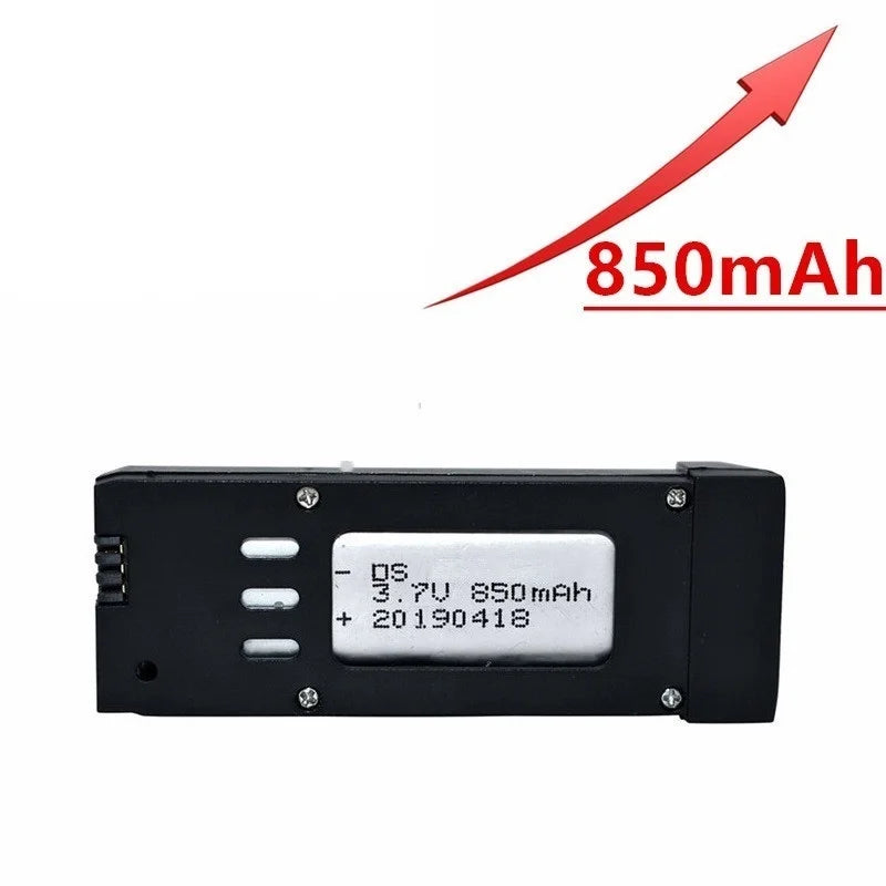 Upgraded 3.7V 850mAh Lipo Battery For E58 S168 JY019 RC Quadcopter Spare Parts 3.7v Drones Battery