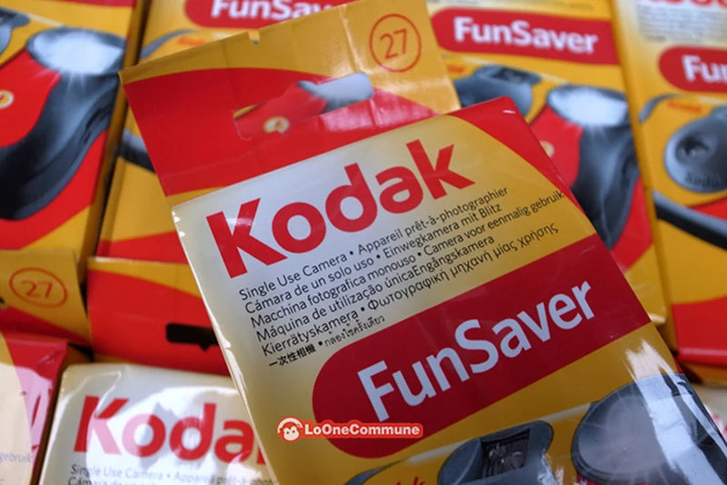 Original Kodak FunSaver Single Use Camera With Flash 1/3/5 Pcs Disposable Point-and-Point Film Cameras 27 Sheets 39 Sheets