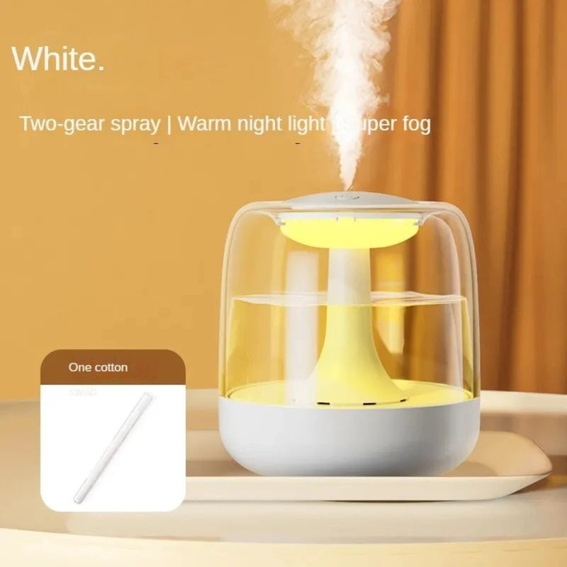 Humidifier Small  Aromatherapy Machine, 2-in-1 Mute Bedroom Large Capacity Fog Air Purification Mini Night Light