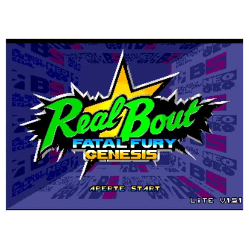 Real bout 2.0 Lite version 16Bit last new version game  cartridge