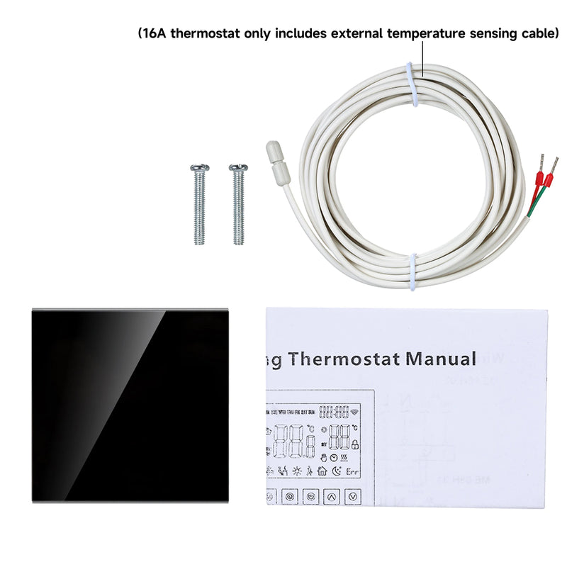 Tuya WiFi Smart Thermostat LCD Display Touch Screen for Electric Floor Heating Water/Gas Boiler Temperature Remote Controller