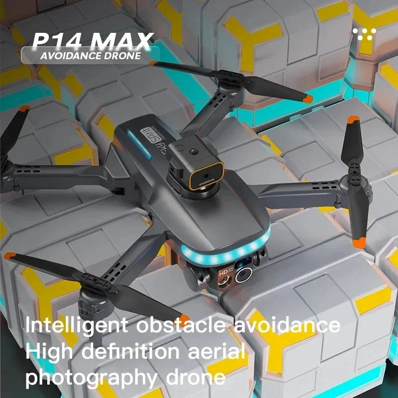 P14 Mini Drone 4k Profesional 8K HD Camera Obstacle Avoidance Aerial Photography Optical flow Foldable Quadcopter Gifts Toys