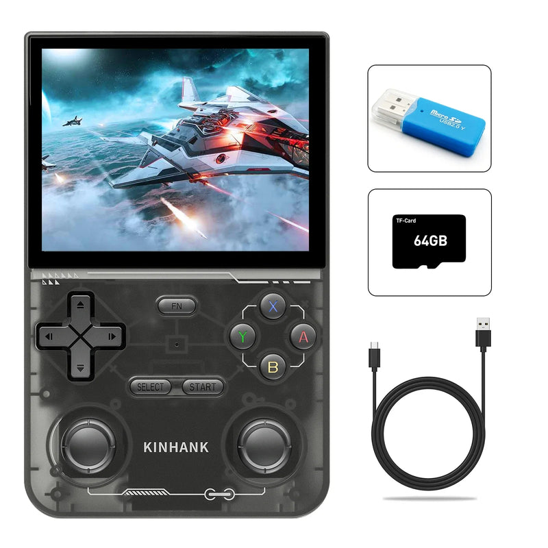 K36 Handheld Game Console 3.5Inch IPS 640x480 Screen Built in 64GB Memory Classic Games Portable Handheld Game Console