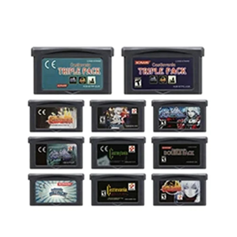 32 Bit Video Game Console Card GBA Game Cartridge Castlevania Series Asia of Sorrow Circle Of The Moon Harmony of Dissonance