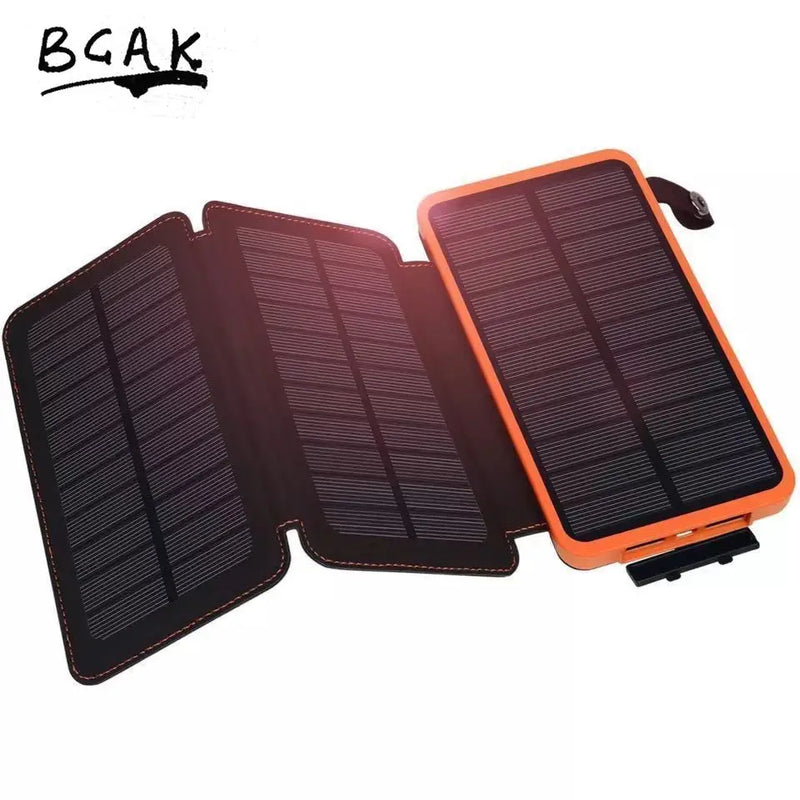 25000mAh Cross Border Hot Selling Solar Power Banks Wholesale Large Capacity Waterproof Mobile Power Supply Outdoor Lighting