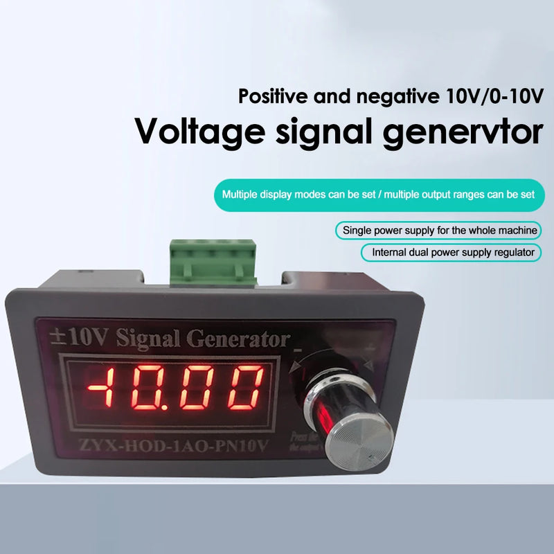 Adjustable Voltage Analog Simulator -10V-10V 0-10V 0~5V Voltage Signal Generator Signal Sources DAC Analog Output