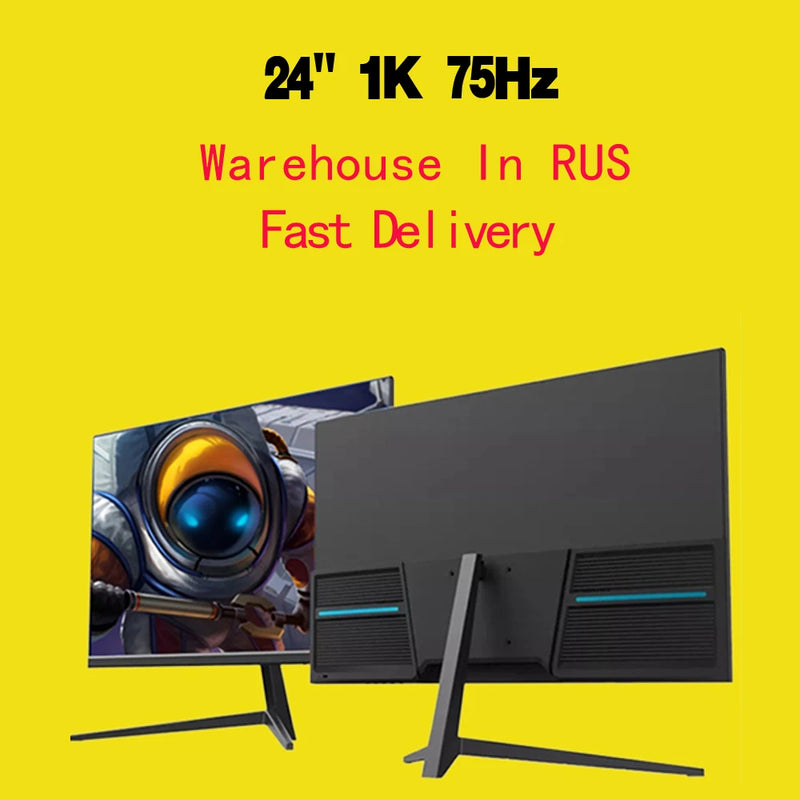 Ultralight Gaming Mouse  or  24 Inch 75Hz FHD Computer Monitor  1080P Thin LED Screen  HDMI Compatible