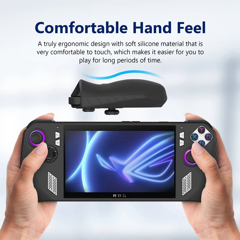 For ROG Ally Handheld Game Console All-Inclusive Silicone Protective Case Handheld Anti-Drop Case Durable Easy To Use