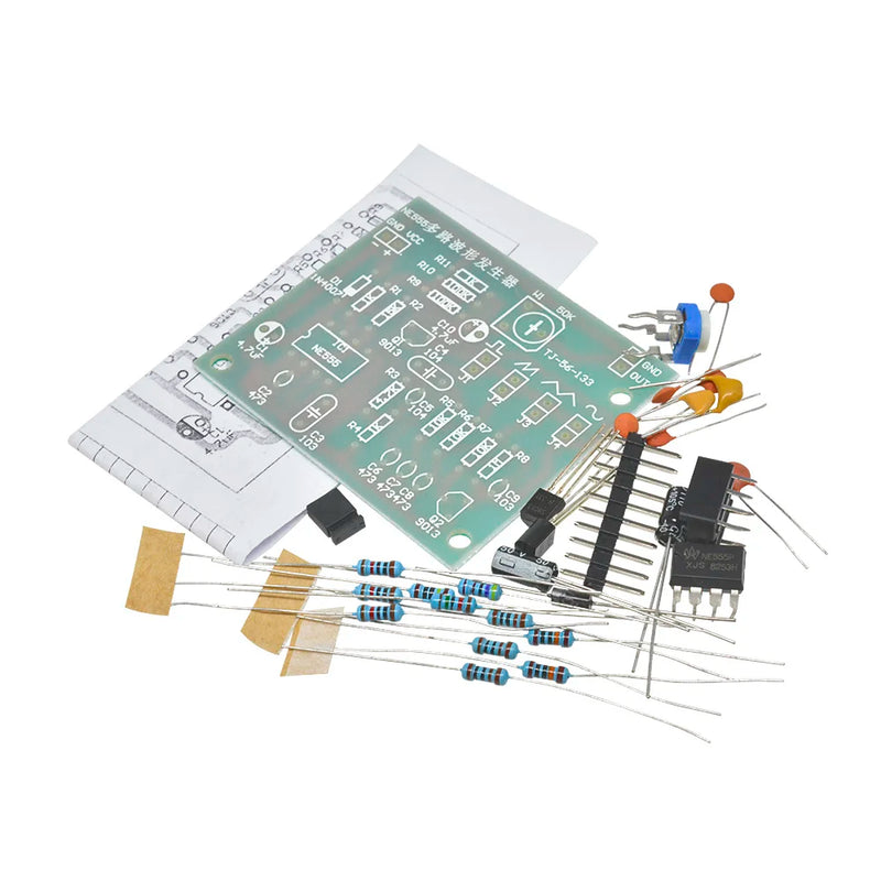 DC 6-12V NE555 Pulse Generator Module Sine/Triangle/Square Wave generator multi-channel Waveform Signal Generator DIY Kit