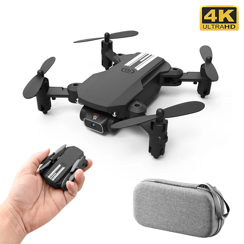 RC Mini Drone 4K HD Camera WiFi Fpv Air Pressure Altitude Hold One Key Take Off Helicopter Foldable Quadcopter