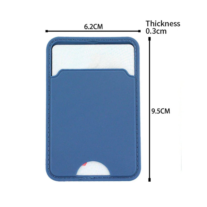 New Back Cards Holder Phone Card Holder Wallet Case Phone Wallet Stick on Credit Card Holder Phone Pocket for Almost All Cell