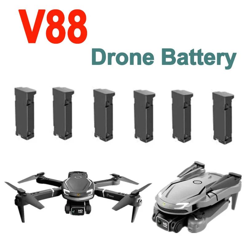 V88 Mini Drone Battery 3.7V 1800mAh For V88 Drone RC Qudcopter Original Battery Spare Parts