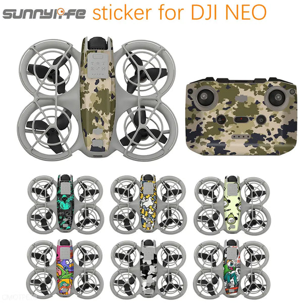 Stickers for DJI NEO Skin Cool Colorful Decal Anti-scratch Decals Protective Film for DJI RC N3 Controller Stickers Accessories