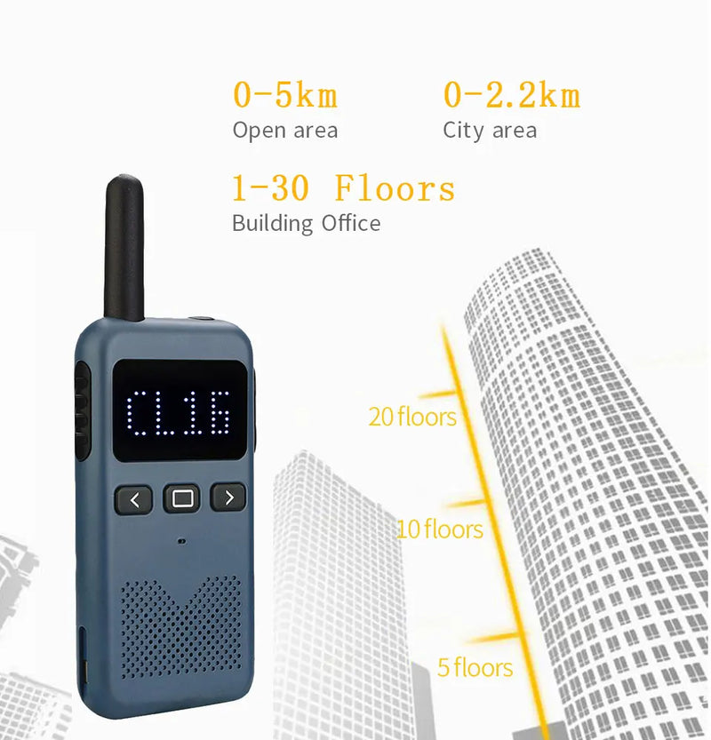 Walkie Talkie Mini Retevis USB Type C Phone RB619 PMR 446 Radio Walkie-Talkies 2 pcs Two-way Radio Portable radio PTT Hotel