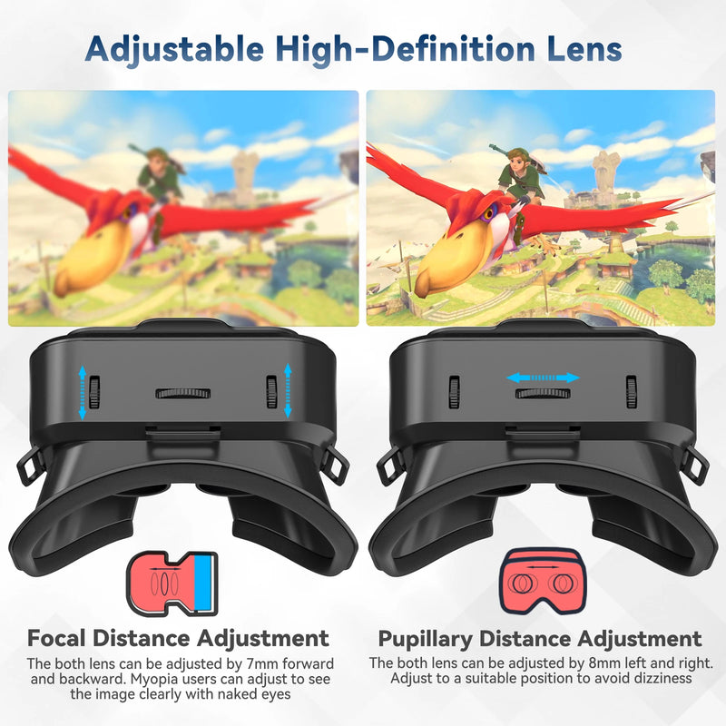 OIVO for Nintendo Switch OLED LABO VR Glasses Virtual Reality Movies for Switch Game VR Headset Glasses for Nintendo Switch