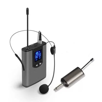 Wireless Microphone Lapel Headset Mini Portable Receiver Transmitter UHF Professional Public Speaking Plug And Play