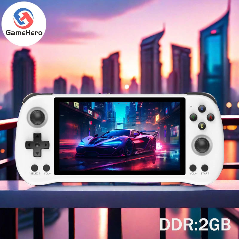 POWKIDDY X55 Retro Opendinglinux Video Handheld Game Console 5.5 Inch 1280*720 HD IPS Screen Rk3566 Jelos Syst Children's gifts