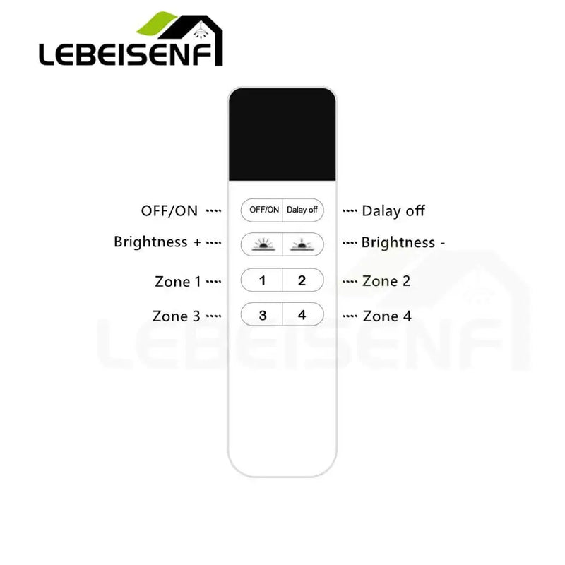 New Bluetooth Beacon 2.4G 4 Zones 8-Key RF Wireless Remote Control for Smart Tuya LED Strip Light WiFi Dimmer Groups Controller