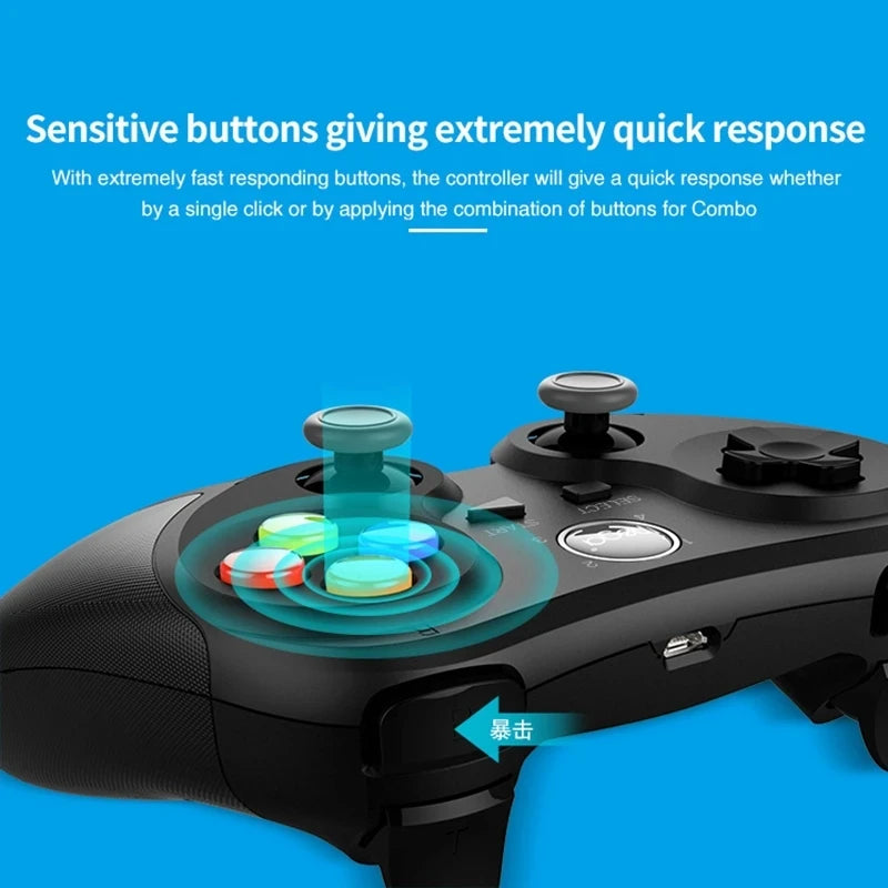 Ipega PG-9157 Game Controller Bluetooth Wireless/Wired Gaming Joystick Gamepad for Android IOS PC TV Box PS3 PUBG Controladores