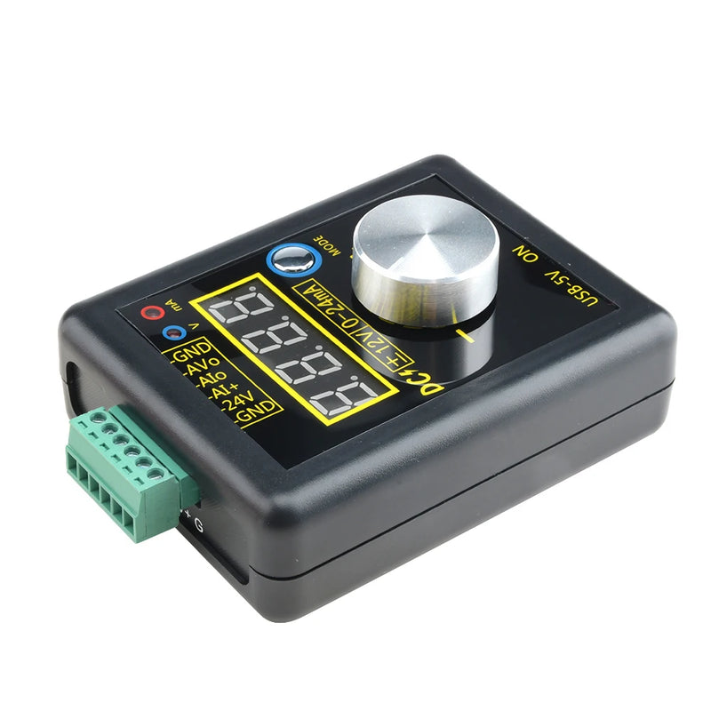 FNIRSI SG-002 4-20mA 0-10V Digital Analog Voltage Signal Generator 0-20mA Current Transmitter Debug Source Calibrator