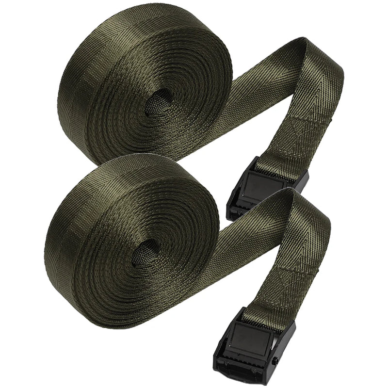 2 Pcs Hunting Camera Strap Car Gadgets Daily Use Fixing Convenient Outdoor Accessory Nylon Bundling Belt