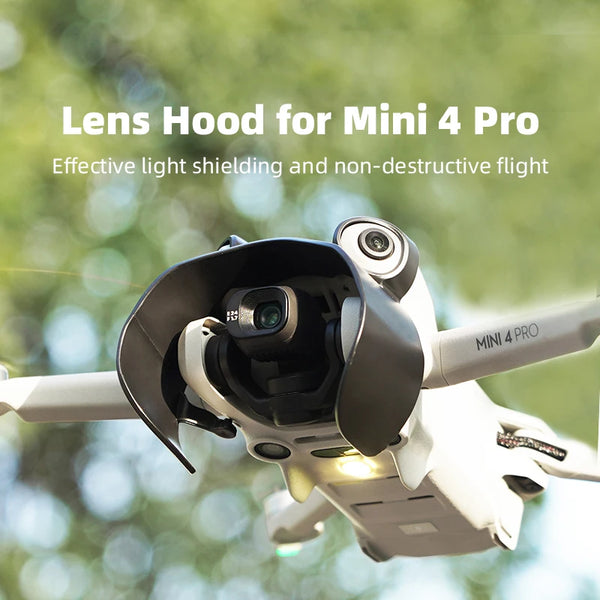 Effective Shading Lens Hood for DJI Mini 4 PRO Gimbal Protector Lens Cover Cap Improve The Quality of Shooting Drone Accessories