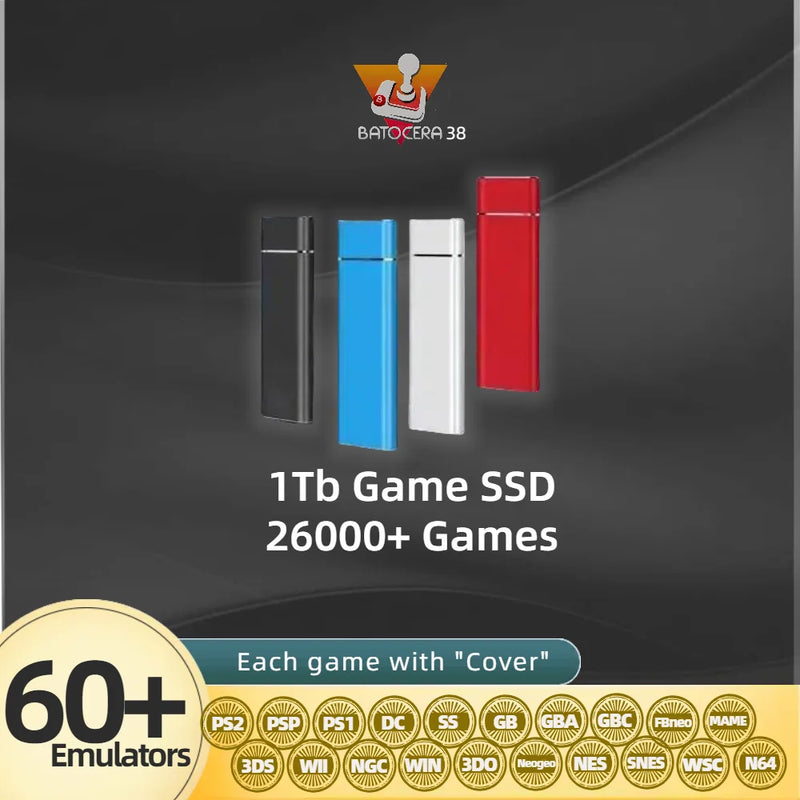 TF Game Card SSD For Steam Deck Memory Retro Games Windows Portable Handheld PC Plug&Play Batocera 38 System PS2 3DS WII 2T 1T