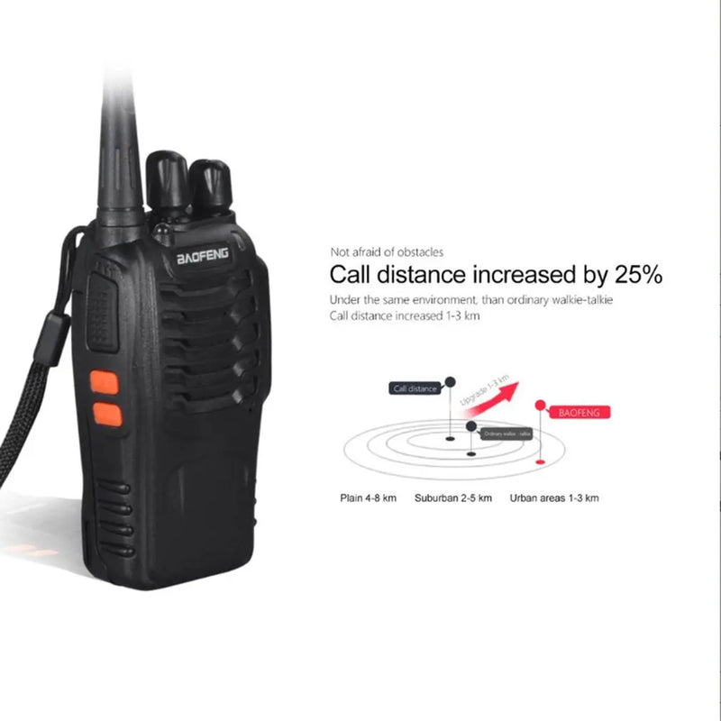 Original Black Durable Headphone Set for Baofeng BF-888S Earpiece Radio Walkie Talkie Headset Mic Microphone