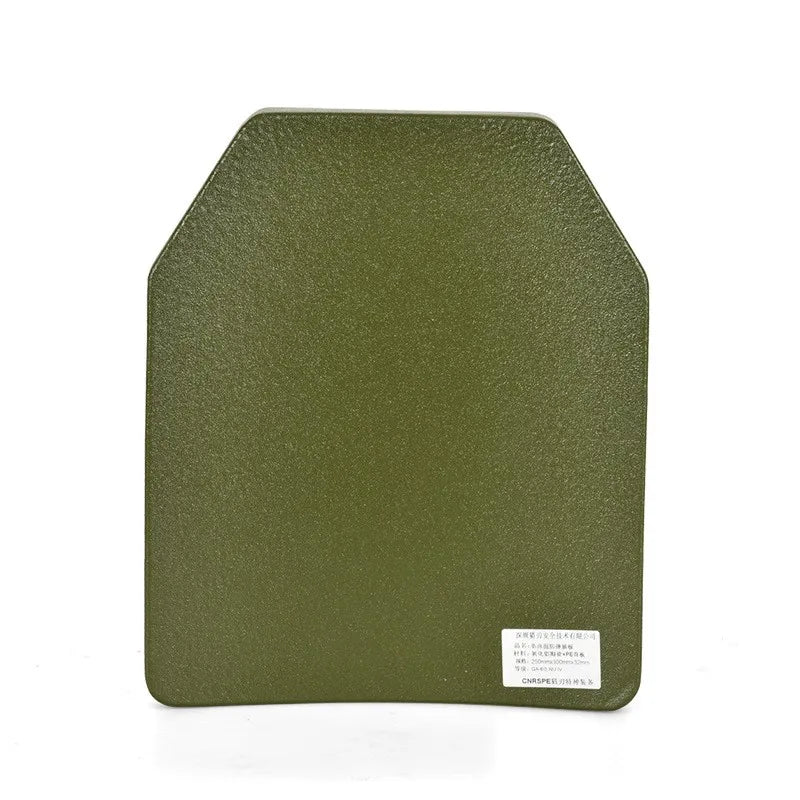 NIJ IV PE Bulletproof Insert Polyurea Coated Alumina Ceramic BR5 Ballistic Plate Independent Protection with Tactical Vests