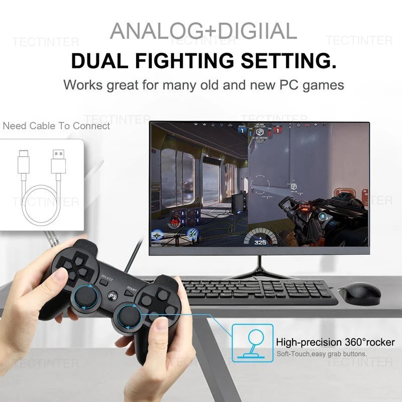 For Sony PS3 Controller Support Bluetooth For PC Gamepad For Sony PS3 Console Controle Mando Joystick PC game