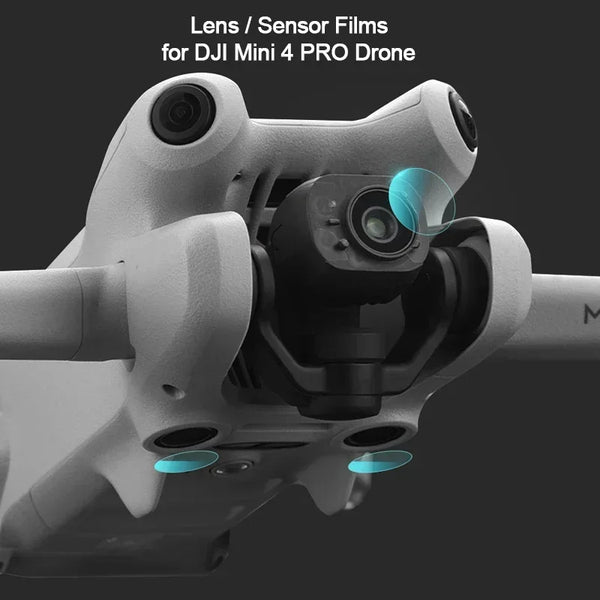 9H Tempered Glass Sensor / Lens Film for DJI Mini 4 PRO Drone Anti-scratch Effectively Protect Mini 4 PRO Camera Accessories