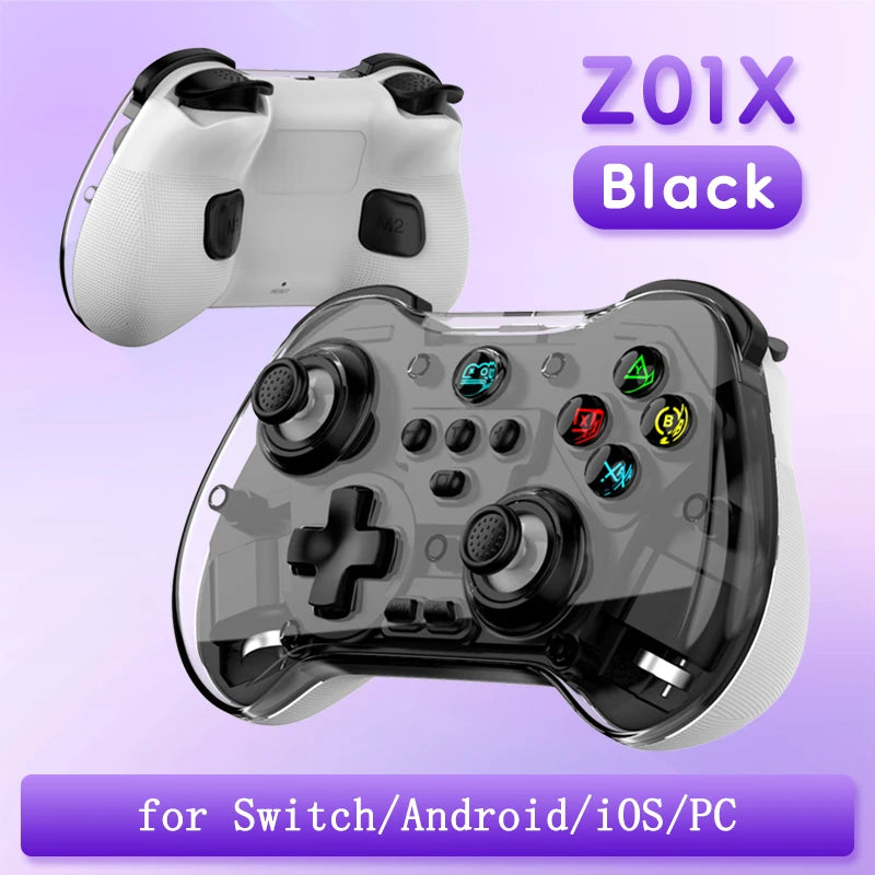 Bluetooth Controller Gamepad for Nintendo Switch/Android/iPhone/PC Hall Effect Joysticks Trigger Wireless Gaming console Handle