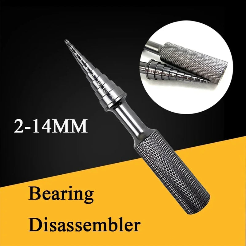 2-14mm Bearings Remover Disassemblers Removal Puller Tools Fishing Reel Maintenance Repairing Tool Wrench Stick