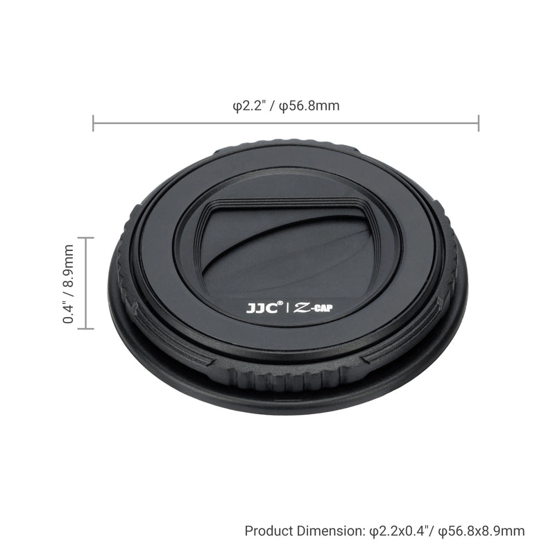 JJC camera Lens Cap Protection Cover Lens specially for Sony ZV-1F camera compatible with JJC φ40.5mm filters