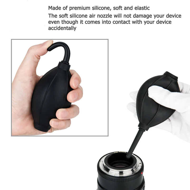 JJC Dust Blower Cleaner Silicone Air Blower Cleaning Tools for Camera Lens Photography Professional Cleaner Strong Air Blower