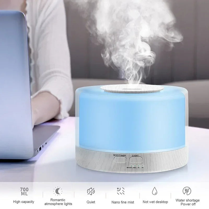 Electric Smell Distributor Humidifier Essential Oil Air Car Ionizer Bedroom Umidificator Environments Aroma Diffuser the Room