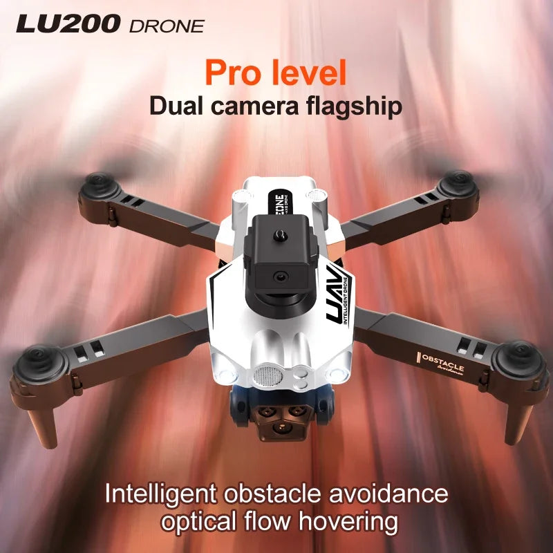 Xiaomi Lu200 Drone Gps 8k Hd Triple Camera Aerial Photography Wifi Optical Localization Automatic Obstacle Avoidance Drone 2024