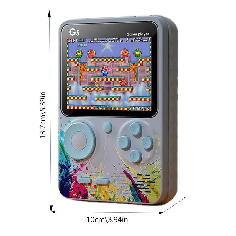 Retro Video Game Console G5 Handheld Player Built-in 500 Games Portable Mini Electronic Machine Gift For For Kids And Adults