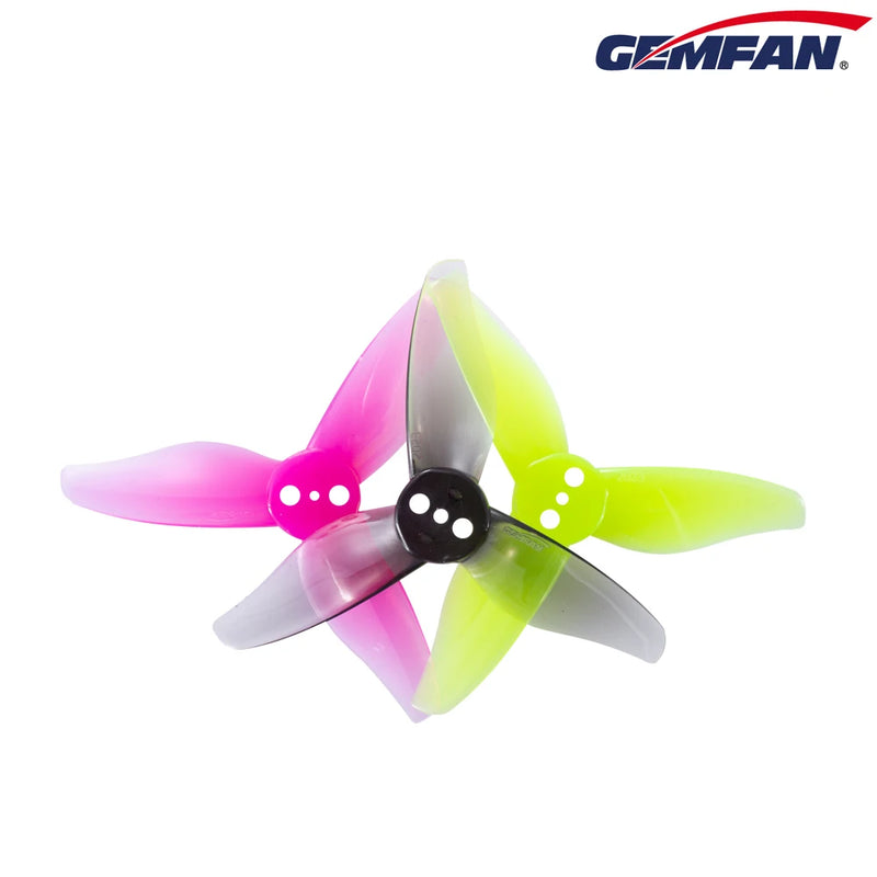 4Pairs Gemfan Hurricane 2023 2X2.3X3 3-Blade Toothpick Propeller 1mm 1.5mm for RC FPV Racing Freestyle 2inch Toothpick Drones