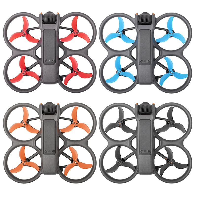 For DJI Avata 2 Propellers Drone Prop Accessories Less Lower Noise Reduction Quick Release 3032S Color Propeller Case