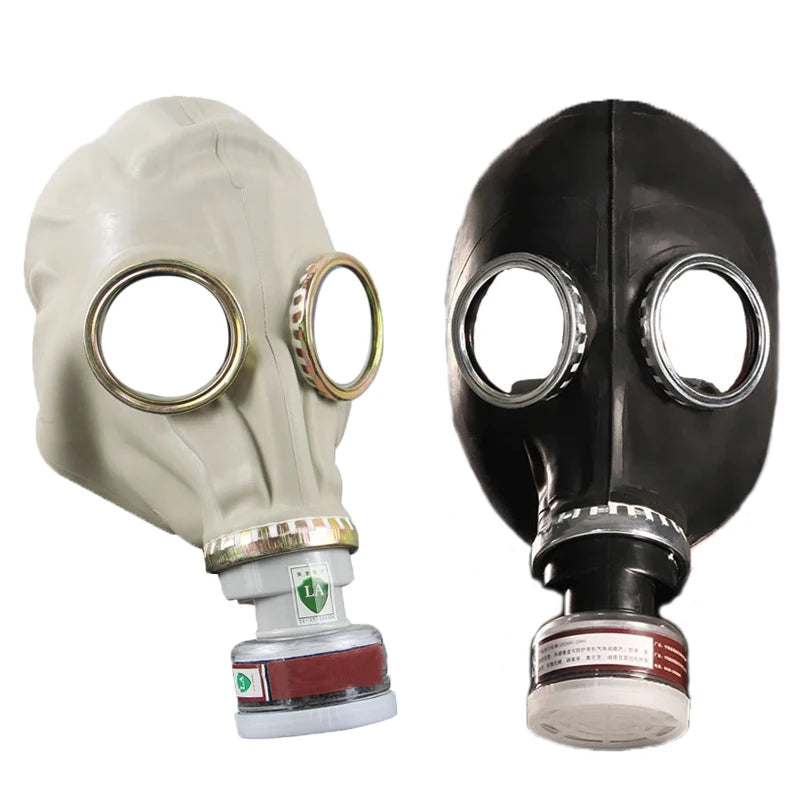 New Industrial Safety Full Face Gas Mask Chemical Breathing-Mask Paint Dust Respirator Workplace Safety With Connecting Pipe