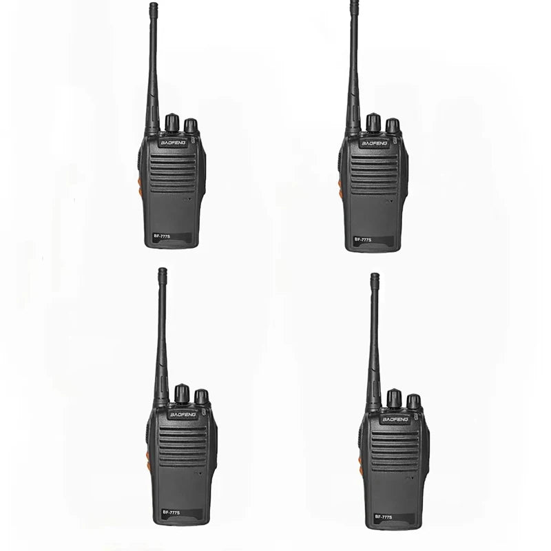 BF777S 4Pcs or 2Pcs/Pack Baofeng Walkie Talkie High-Power Interphone Handheld Car Radio Hotel Home Outdoor