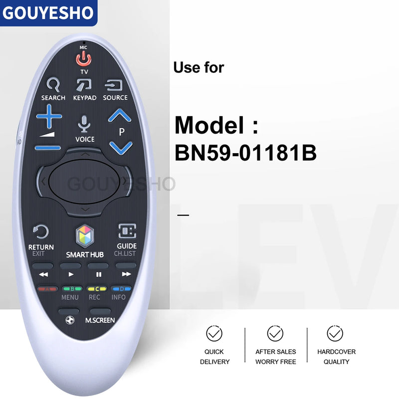 New Original Voice Remote Control BN59-01181B BN59-01181N BN59-01181S BN59-01181K for Samsung Smart TV UE32H6400 UE40H6470SS