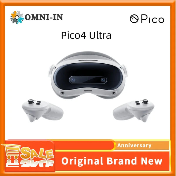 PICO 4 Ultra MR 3D Wireless VR Glasses 6DOF Virtual Reality 4K Display for Steam Games 256G Mac Windows Mobile All-in-One