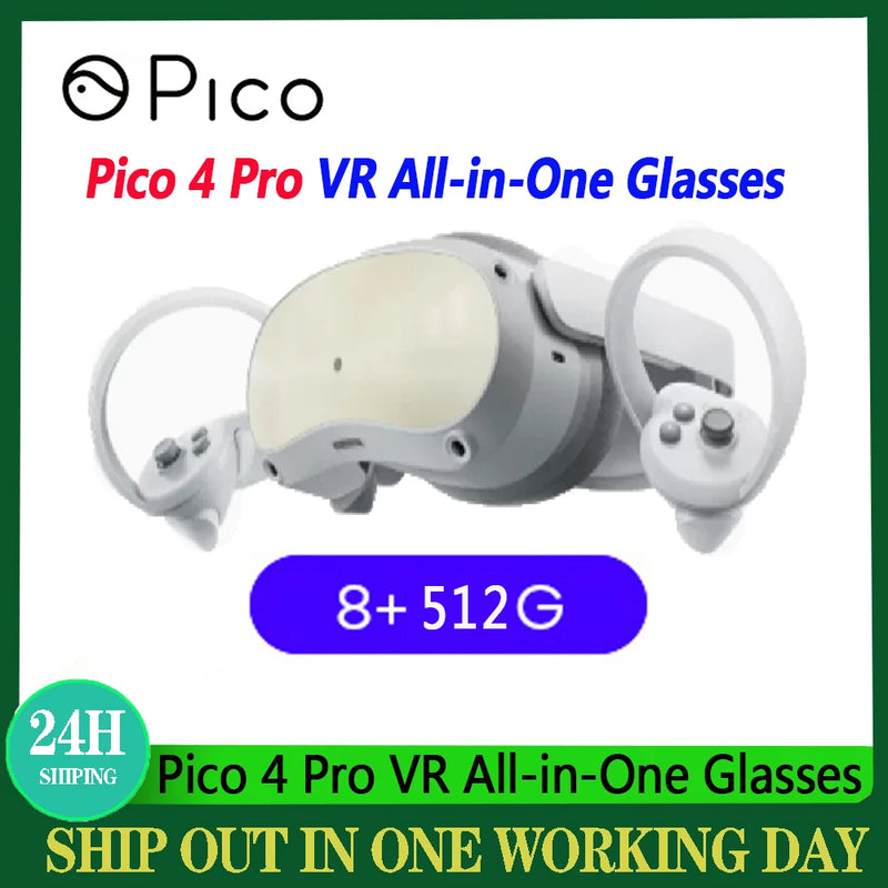 Pico 4 Ultra MR/4 Pro VR Glasses All-in-One Virtual Reality 3D 4K Display VR Headset Steam VR Virtual Reality Metaverse Games