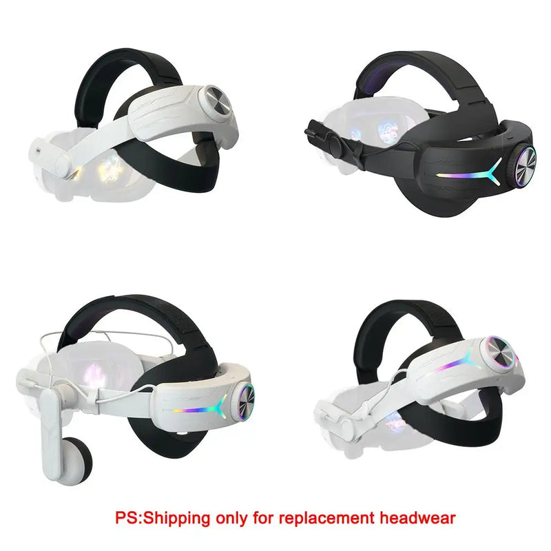 Head Strap FOR Meta Quest3 For Meta Quest 3 Head Strap Comfortable Sponge Headwear Adjustable Headband Built-In 8000mAh Battery